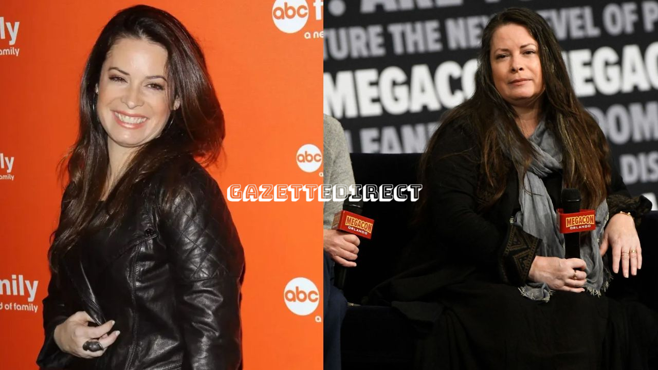 Holly Marie Combs before and after weight gain.