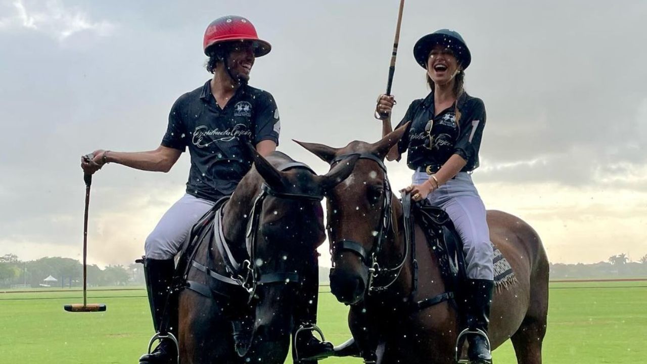 Cindy Prado love playing polo with her new boyfriend.