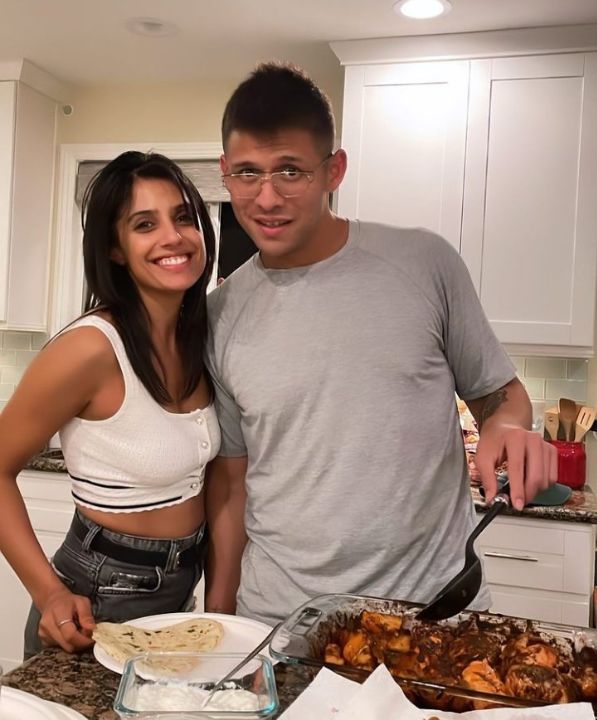 Ritu Arya and David Castañeda were confirmed to be living together in 2022.