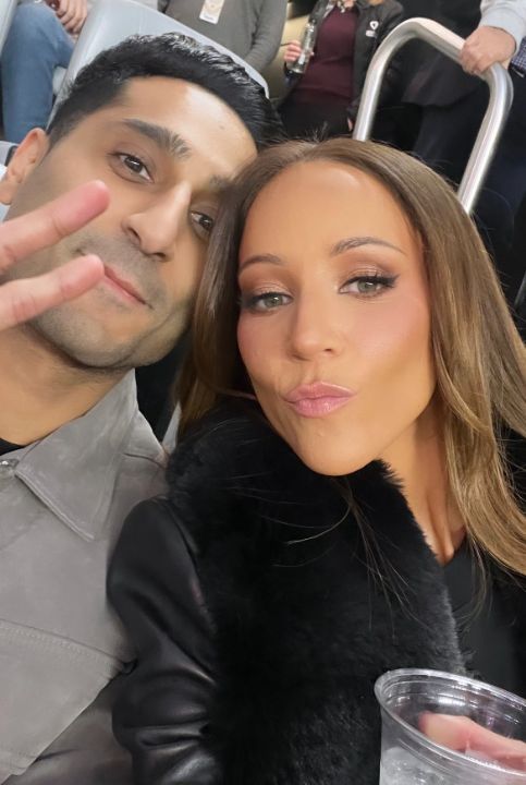 Kay Adams with her rumored boyfriend Shams Charania.