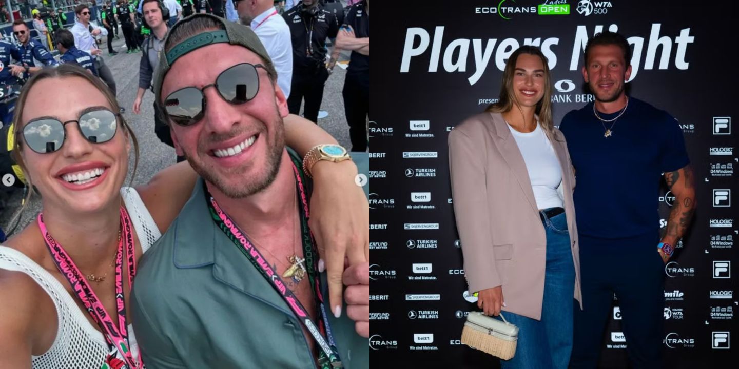 Aryna Sabalenka, 26, is dating 35-year-old boyfriend Georgios Frangulis in 2024.