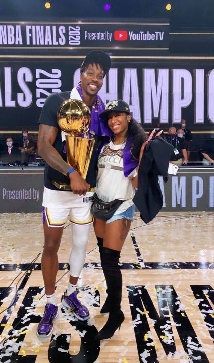 Dwight Howard with his ex-wife Te’a Cooper.