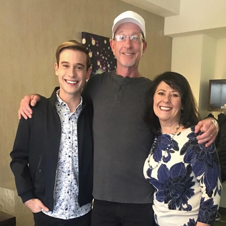 Tyler Henry with his parents, David Koeleywn (father) and Theresa Koeleywn (mother).