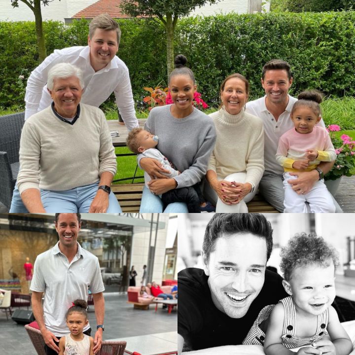 Crystle Stewart and Max Sebrechts enjoying precious moments with their family and children.