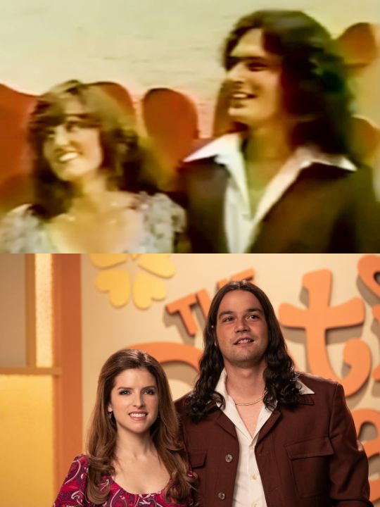 Rodney Alcala and Cheryl Bradshaw in real life vs. in the movie ‘Woman of the Hour’ on Netflix.