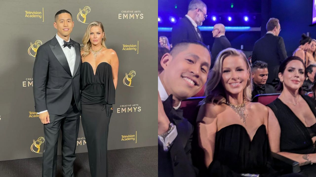 Ariana Madix with her boyfriend Daniel Wai at the Creative Arts Emmys in September.