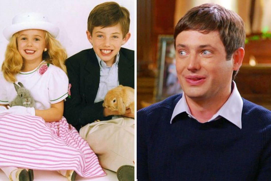 Burke Ramsey with his sister JonBenét Ramsey.