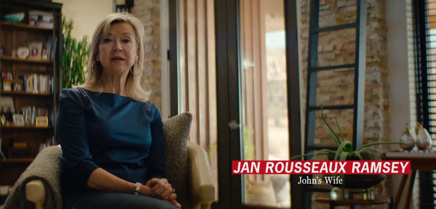 John Ramsey's current wife, Jan Rousseaux, in the 2024 documentary ‘Cold Case: Who Killed JonBenét Ramsey.’