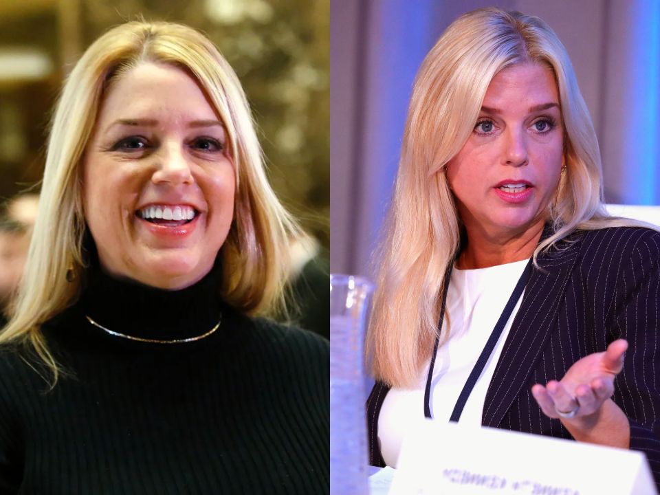 Pam Bondi's Botox face.