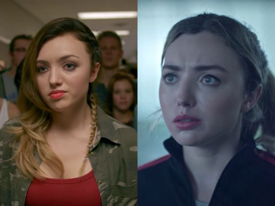 Peyton List in ‘Cobra Kai’ Season 2 vs. Season 6.