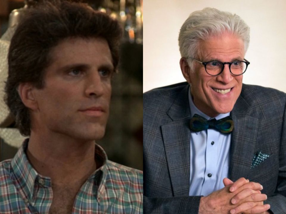 Ted Danson in Cheers (left) vs The Good Place (right).