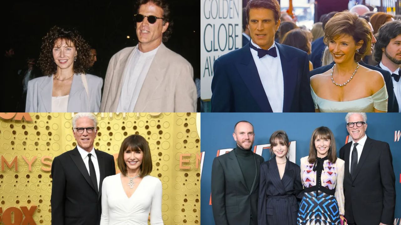 Ted Danson and Mary Steenburgen with their kids.