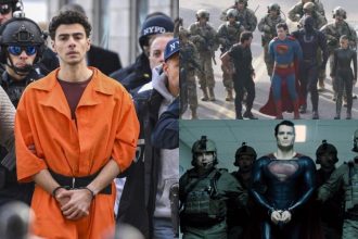 Luigi Mangione's Superman meme following his perp walk.