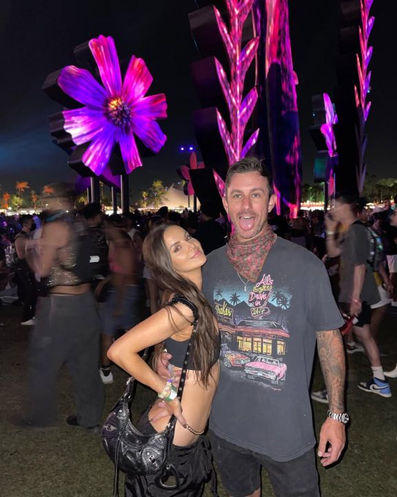 Sandy and Nick attending the 2023 Coachella Music Festival in Indio, California.