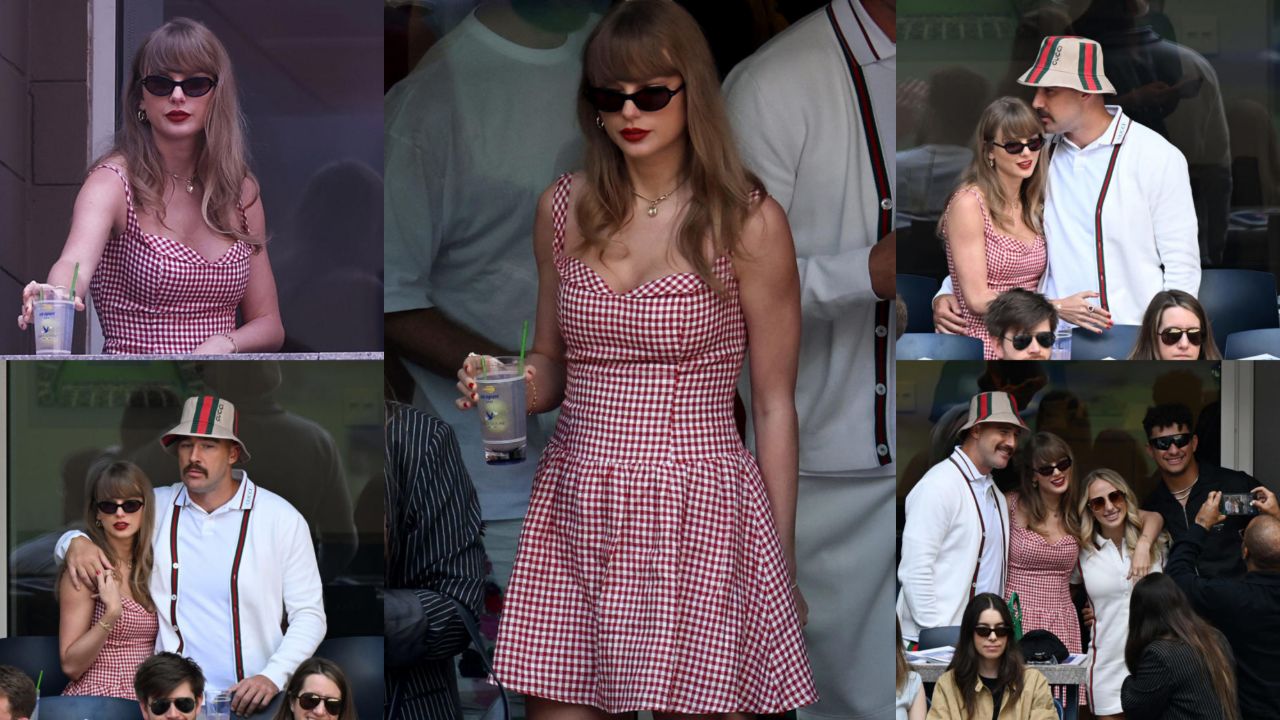 Taylor Swift and Travis Kelce at the US Open.