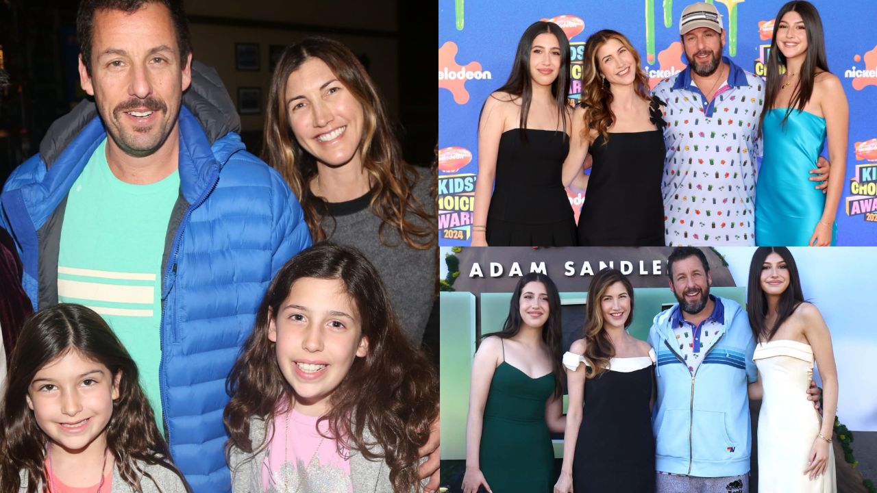 Adam Sandler's kids, daughters Sadie (born 2006) and Sunny (born 2008), complete his happy family.