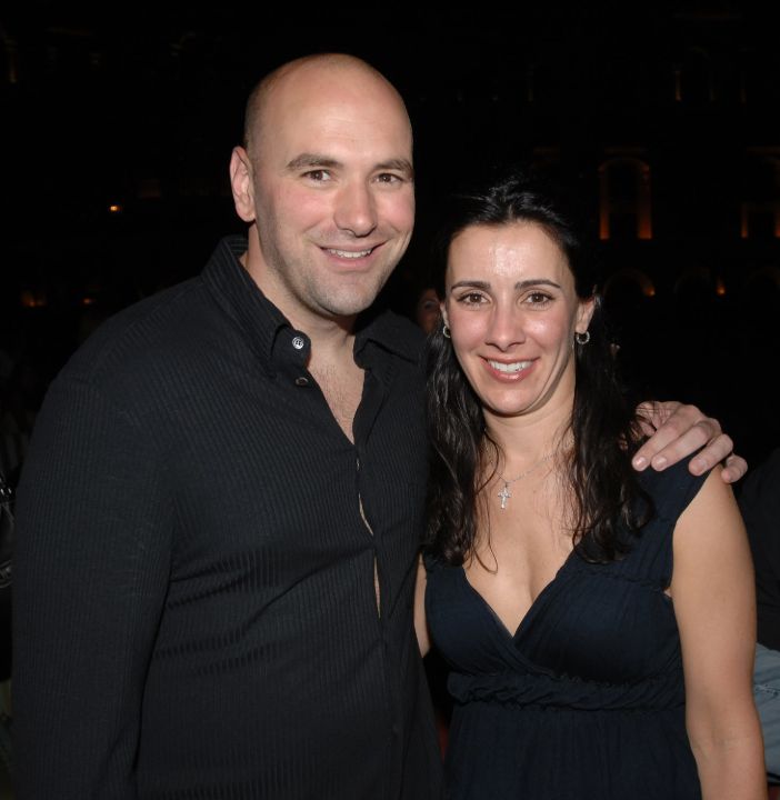 Dana White with his wife, Anne White.