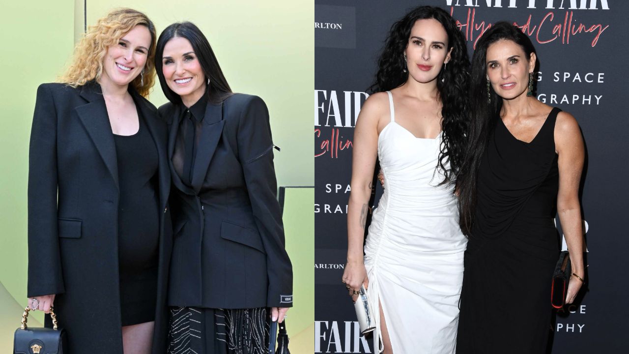 Demi Moore with her eldest daughter, Rumer Glenn Willis.