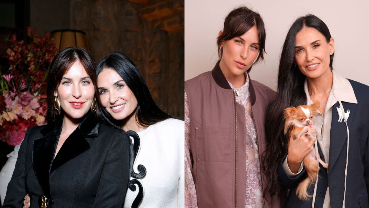 Demi Moore with her middle child, Scout LaRue Willis.