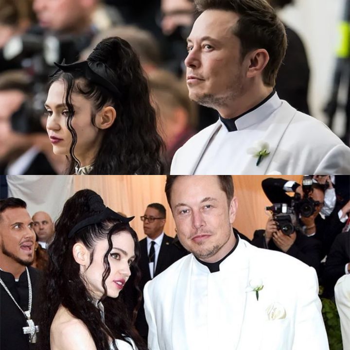 Elon Musk and Grimes.