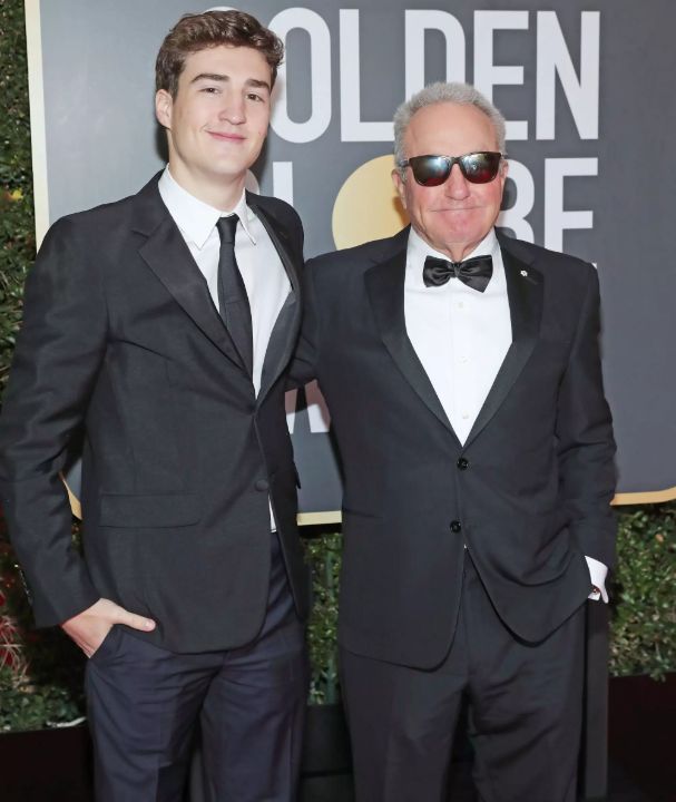 Lorne Michaels with his second child, Edward Lipowitz Michaels.