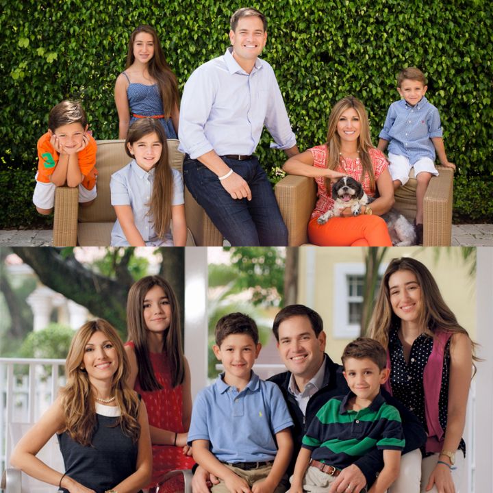 The Rubios have four children: Daniella, Amanda, Anthony, and Dominick, along with three dogs often featured in family photos.