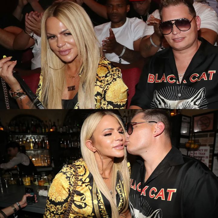 Scott Storch with his baby mama, Florence Mirsky.