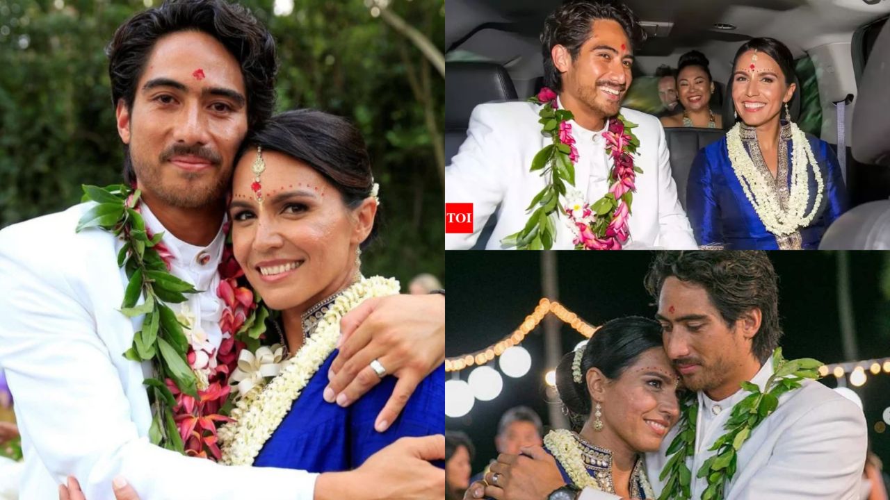 Tulsi Gabbard and Abraham Williams married in 2015 after meeting during her 2012 campaign.