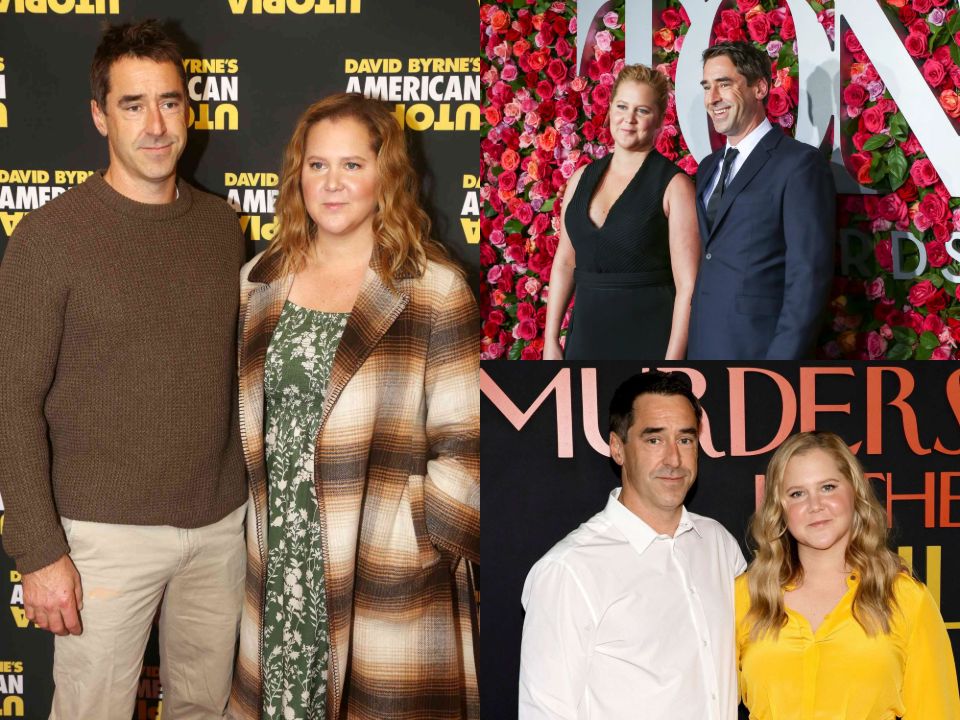 Amy Schumer with her husband, Chris Fischer.