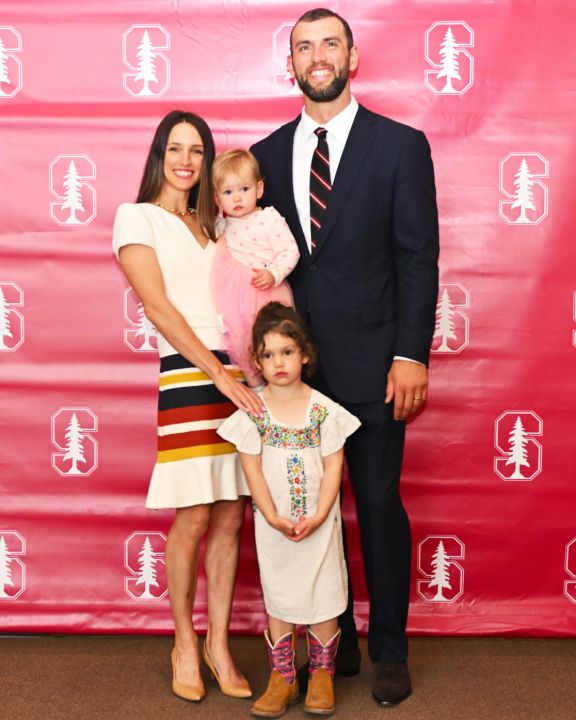 Andrew Luck and Nicole Pechanec share two daughters, Lucy and Penelope.