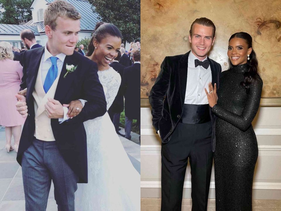 George Farmer married his wife Candace Owens in 2019 after a whirlwind romance.