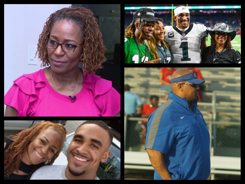 Jalen Hurts comes from a tight-knit family with father Averion, mother Pamela, and siblings, brother Averion Jr. and sister Kynnedy.