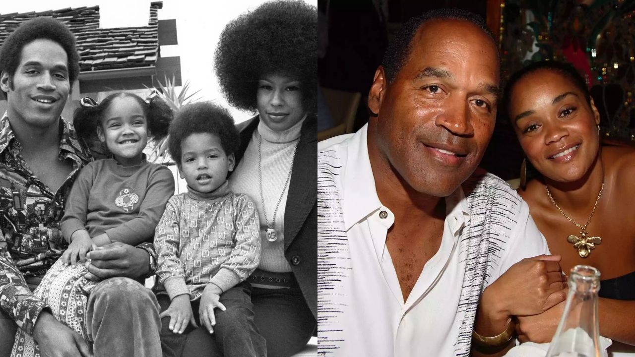 O.J. Simpson's kids with Marguerite Whitley: daughter Arnelle and son Jason.