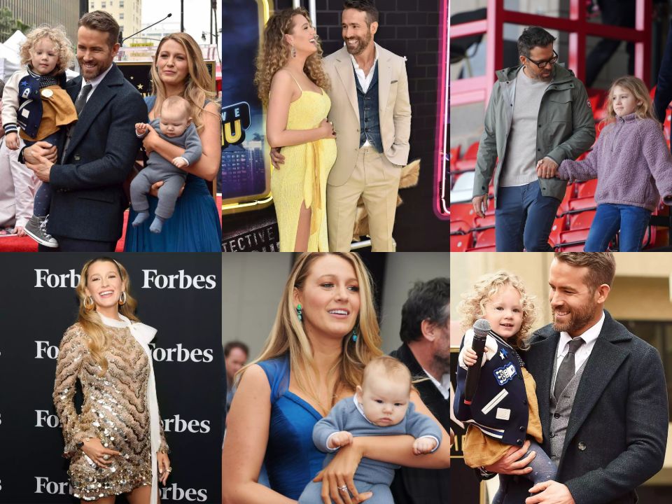 Ryan Reynolds and Blake Lively have four kids: their son Olin, 2, and their three daughters—James, 10, Inez, 8, and Betty, 5.