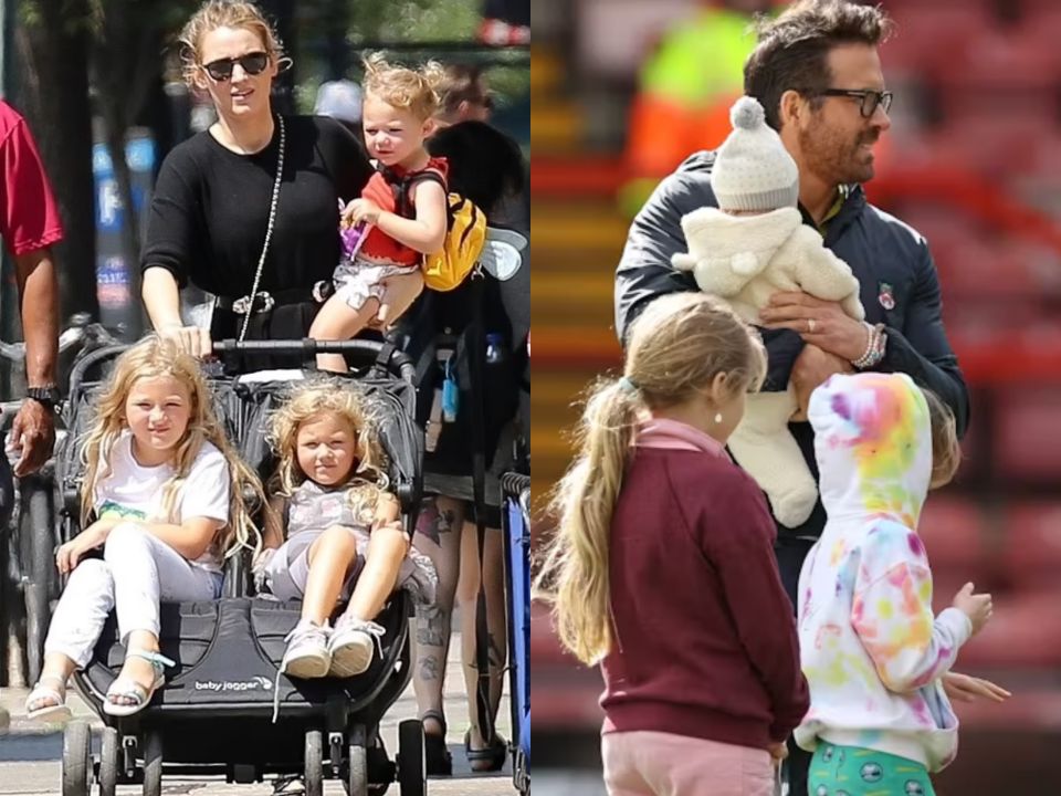 All four of Ryan Reynolds and Blake Lively’s children—James, Inez, Betty, and Olin—had roles in Deadpool & Wolverine.