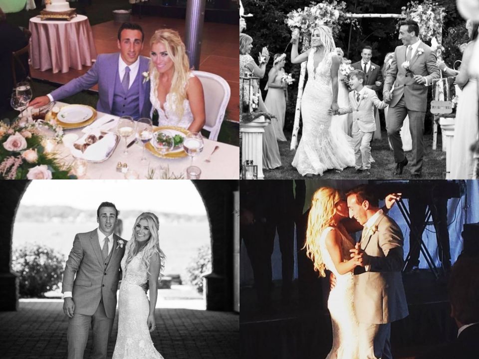 Brad Marchand and his wife, Katrina Sloane, had a stunning countryside wedding.