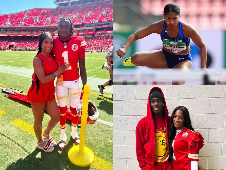 Xavier Worthy met his girlfriend, Tia Jones, in Texas and proposed in July 2024—his fiancée and soon-to-be wife is a track and field star.