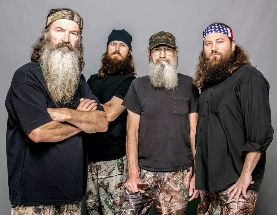 Phil Robertson with his children.