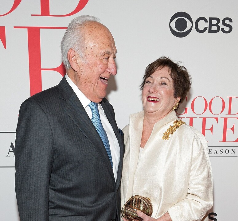 Jerry Adler with his wife, Joan Laxman.