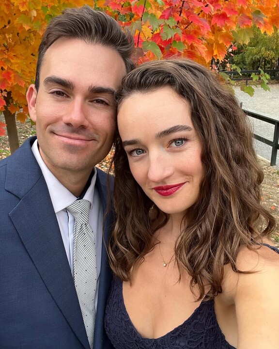 Kelley Mack with her would-be husband, Logan Lanier.