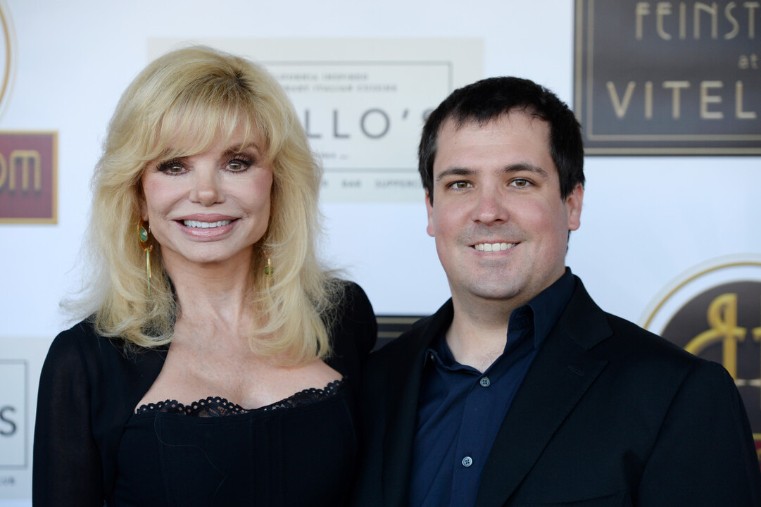 Loni Anderson with her son, Quinton Anderson Reynolds.