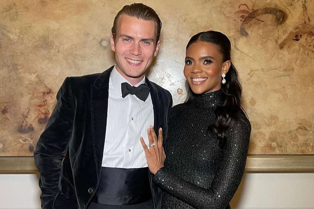 Candace Owens with her husband, George Farmer.