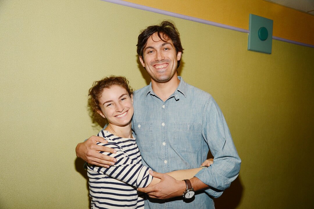Chloe Malle with her husband, Graham Albert.