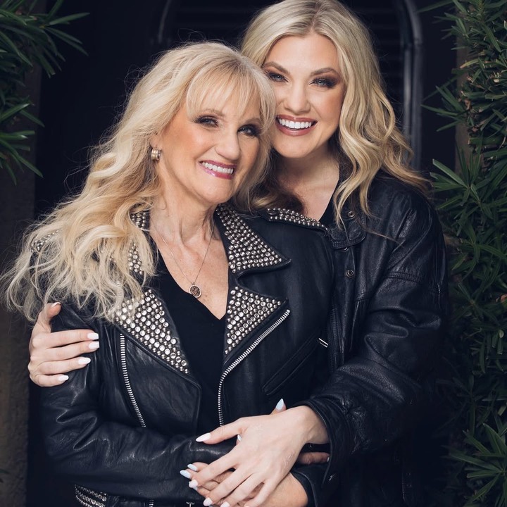 Erika Frantzve Kirk with her mother.