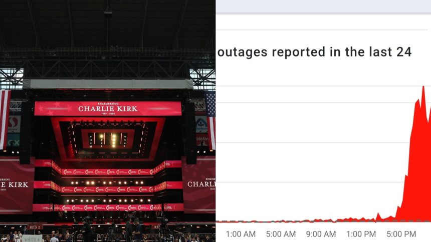 Grindr Crashes at Charlie Kirk Memorial: Arizona Outage