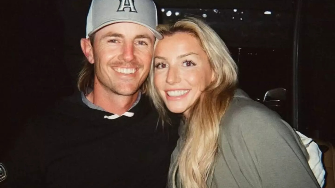Jake Knapp with his girlfriend, Makena White.