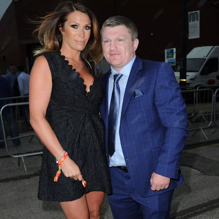 Ricky Hatton (never married, no wife) with Jennifer Dooley.