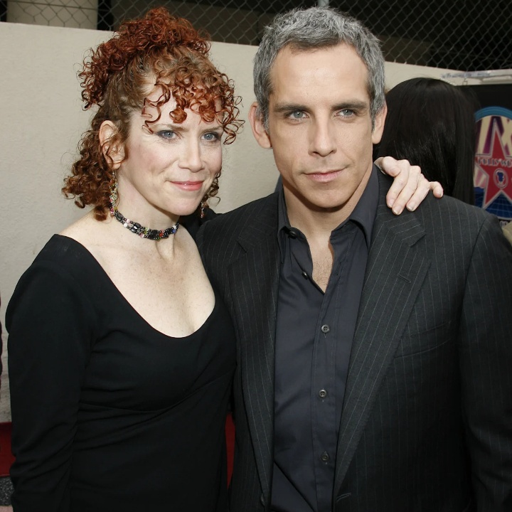 Ben Stiller with his sister, Amy Stiller.