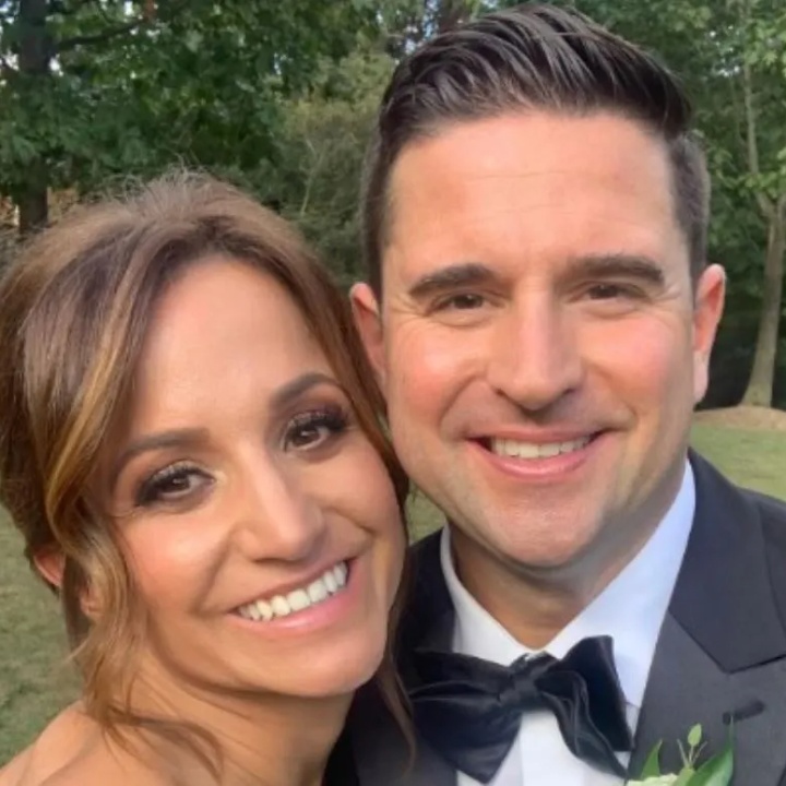 Dianna Russini with her husband, Kevin Goldschmidt.