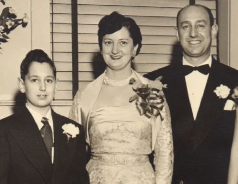 Neil Sedaka with his parents.